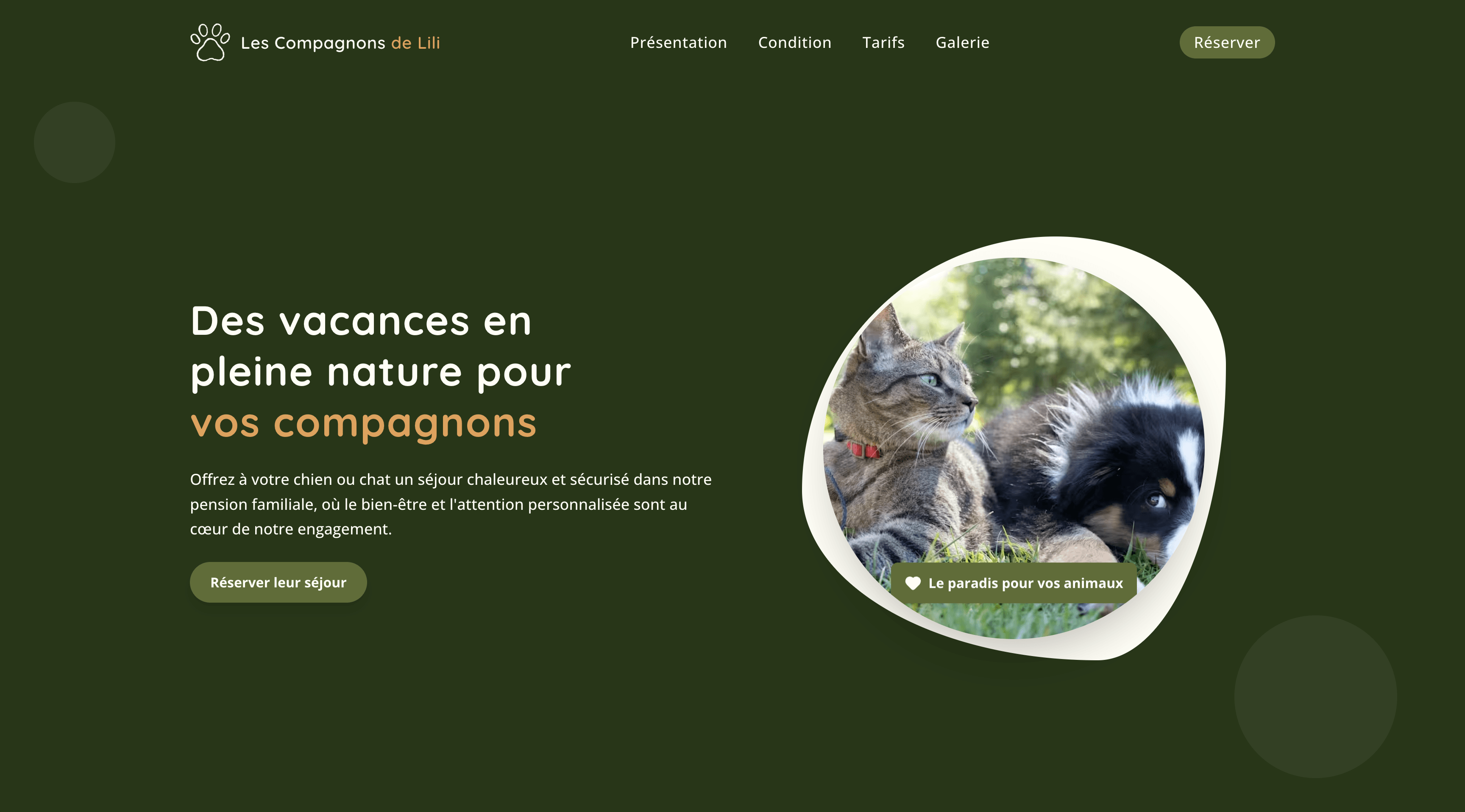 Page d'accueil les compagnons de lili