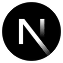Logo de Next.js, framework pour des sites web performants