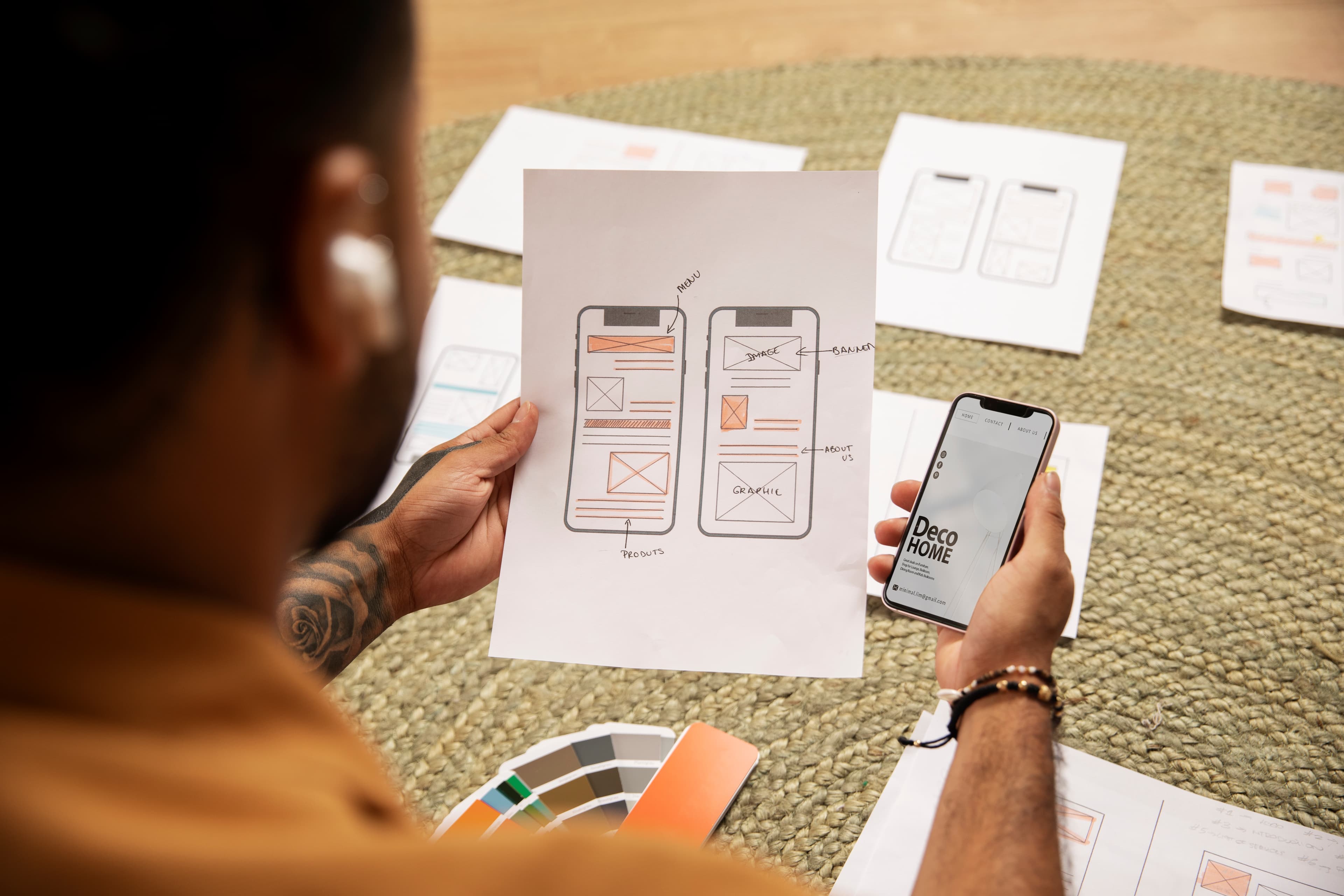 Analyse SEO et accessibilité d'un site web avec des graphiques de performance