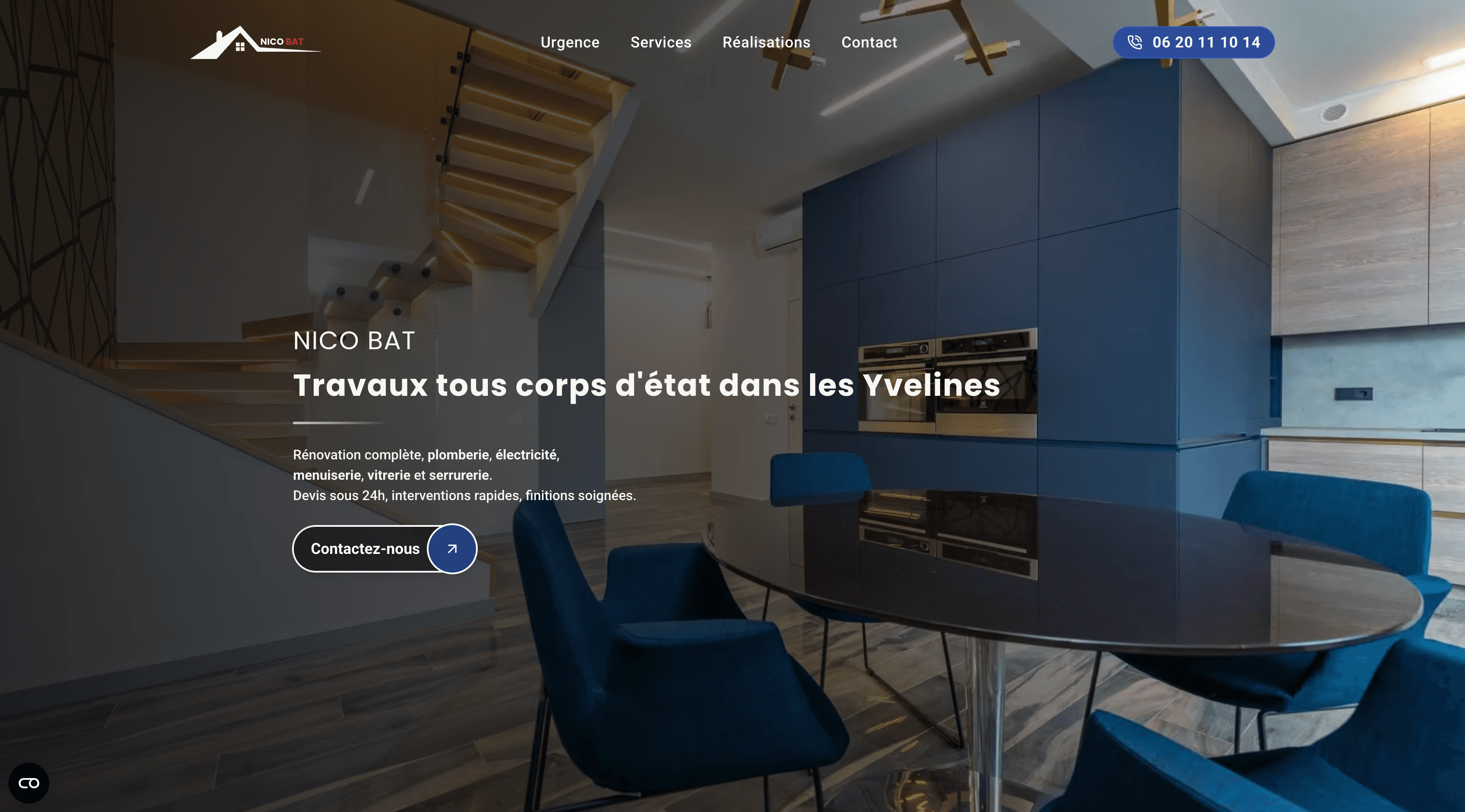 page d'accueil nicobat.com